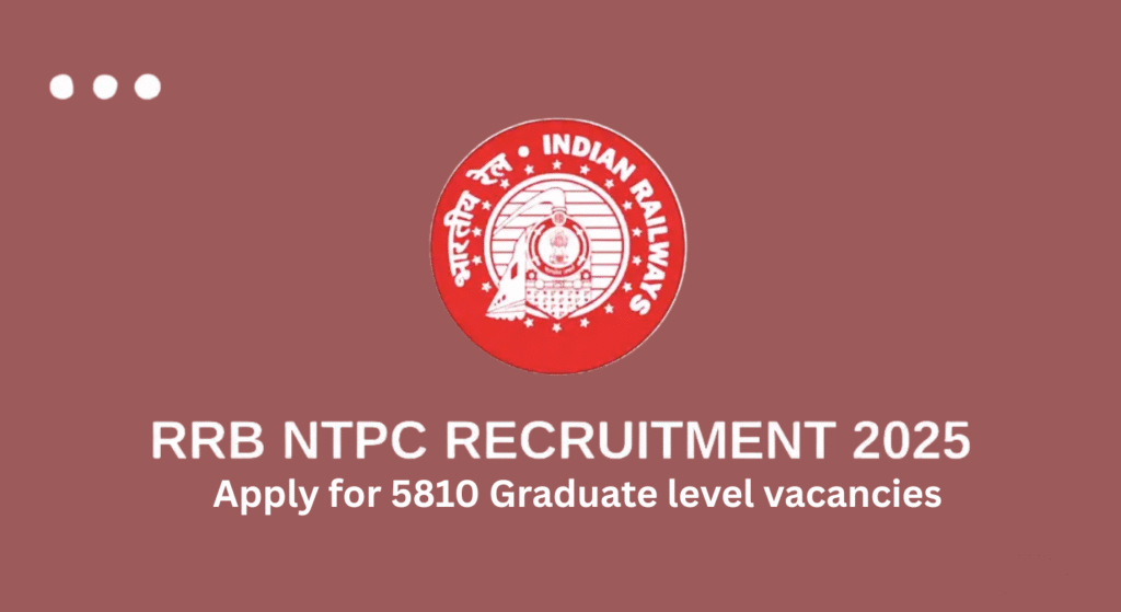 RRB NTPC Graduate Recruitment 2025